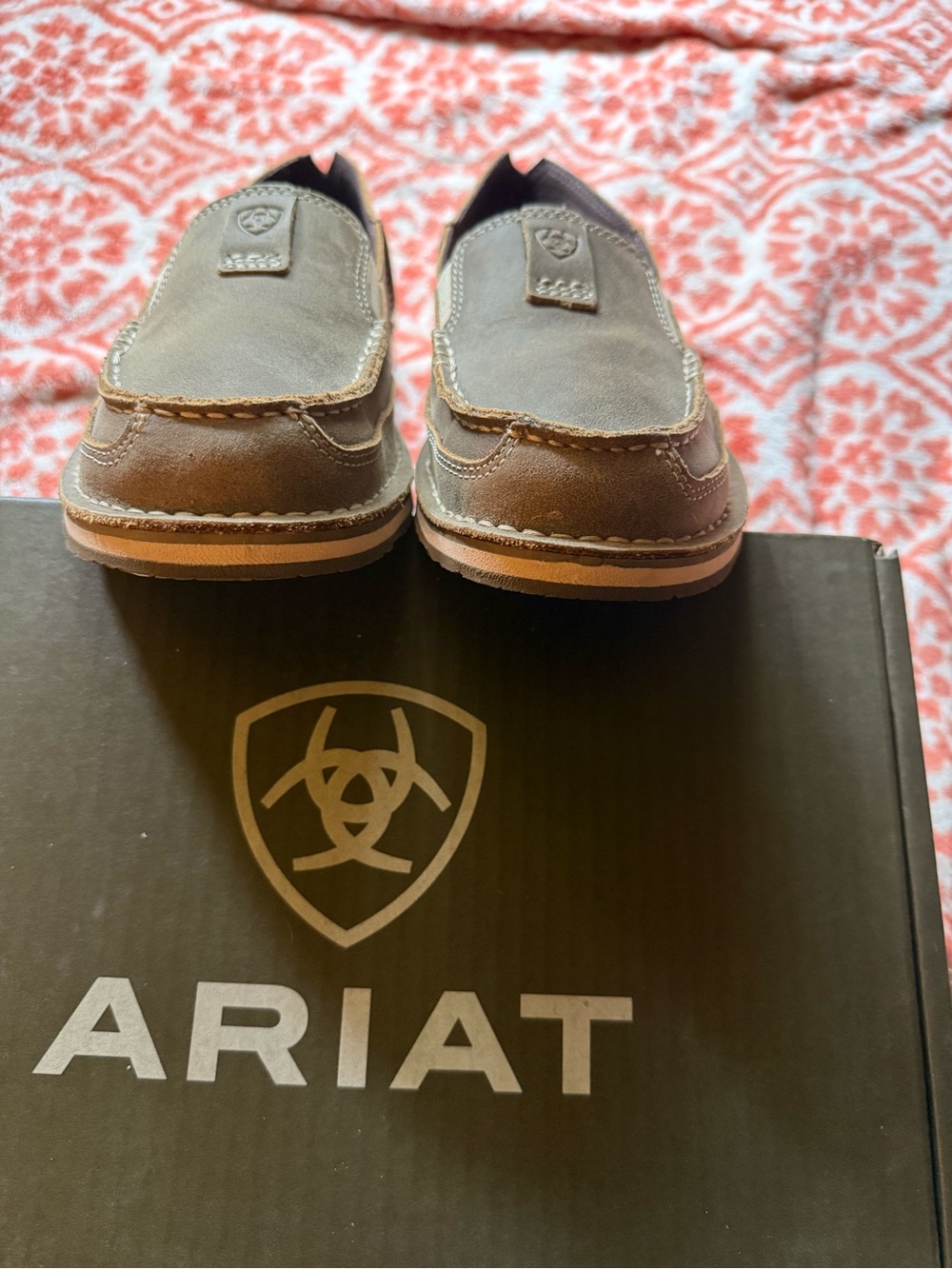 Ariat Women’s Two-Tone Brown Casual Slip-On Loafers